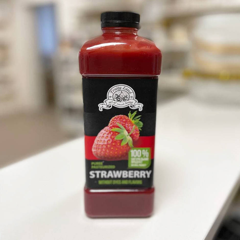 

Пюре пастеризированное FruityLand (Украина) Клубника, 1 кг.