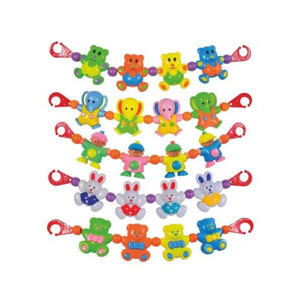 

Брязкальце пластмасове на коляску 6348-56-82-78-52А, Разные цвета