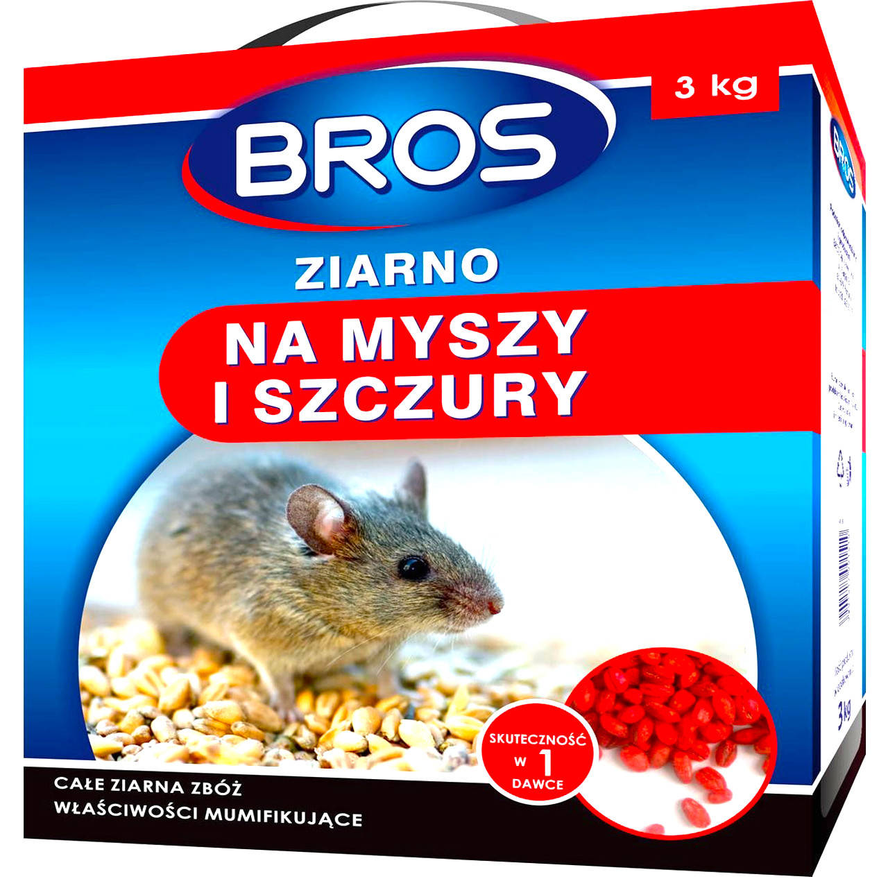 

Зерно от мышей и крыс 3 кг, Bros
