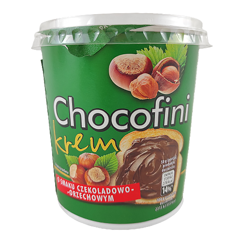 

Шоколадна паста Чокофіні лісовий горіх (Україна) Chocofini 400g 12шт/ящ (Код : 00-00004024)