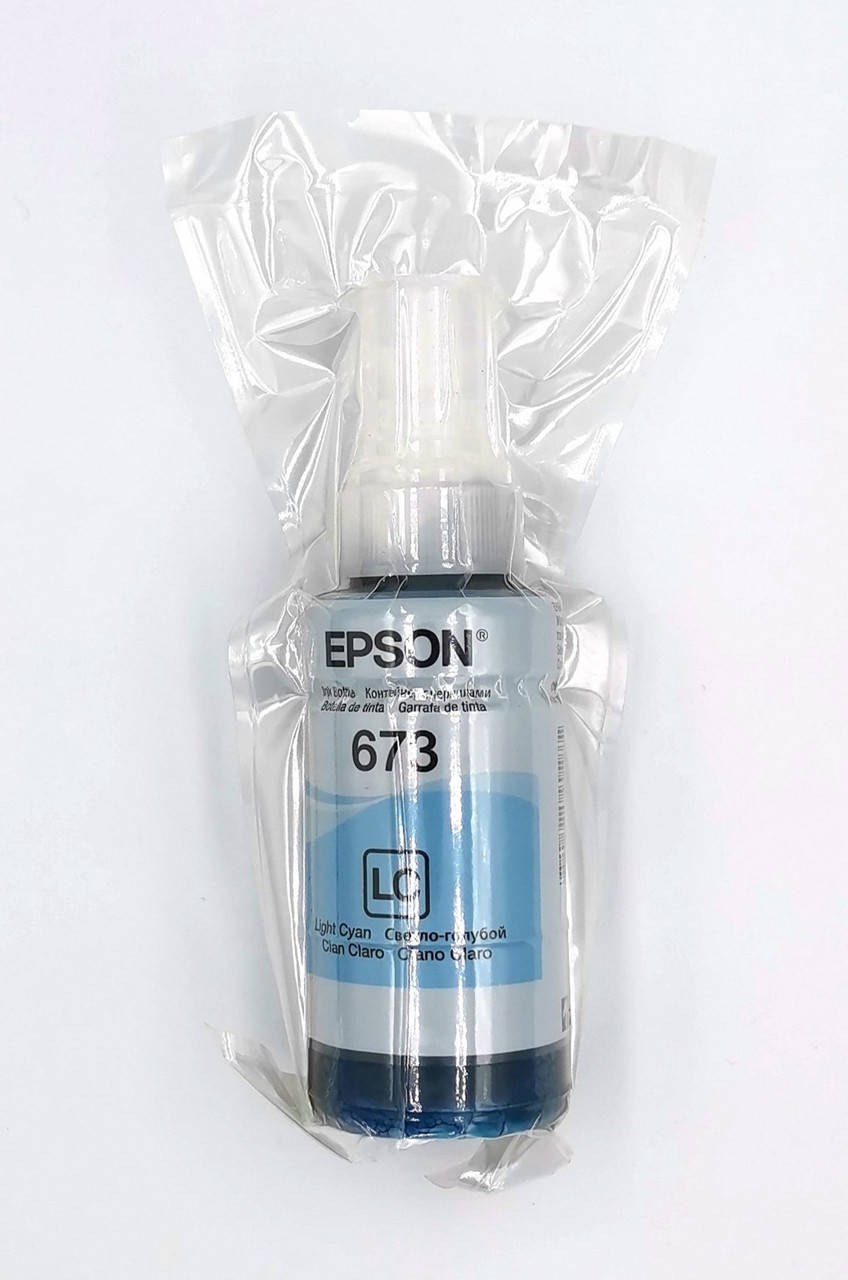 

Чернила Epson L1800, L800, L805, L810, L850 Light Cyan оригинал (C13T67354A)