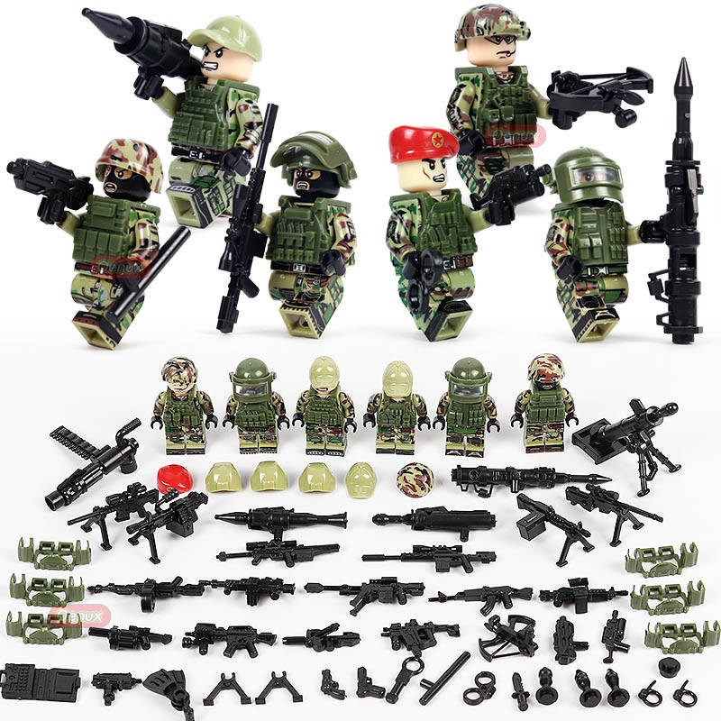 

Фигурки SWAT спецназовцы военные солдаты Лего lego BrickArms
