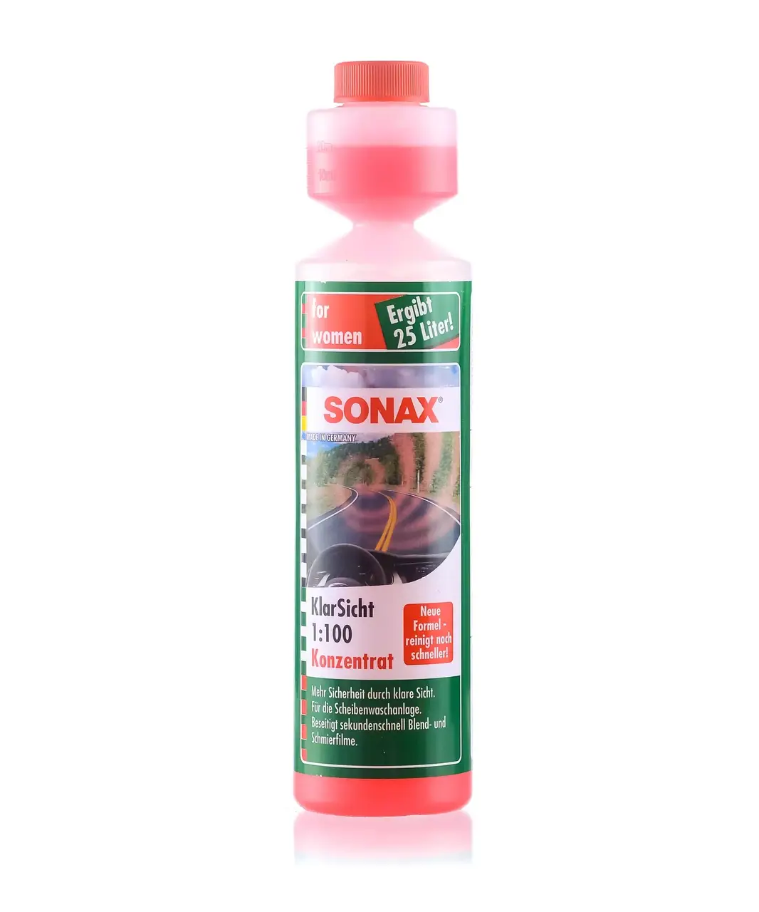 

Концентрат омывателя стекла летний 1:100 250 мл SONAX - for women (384141)