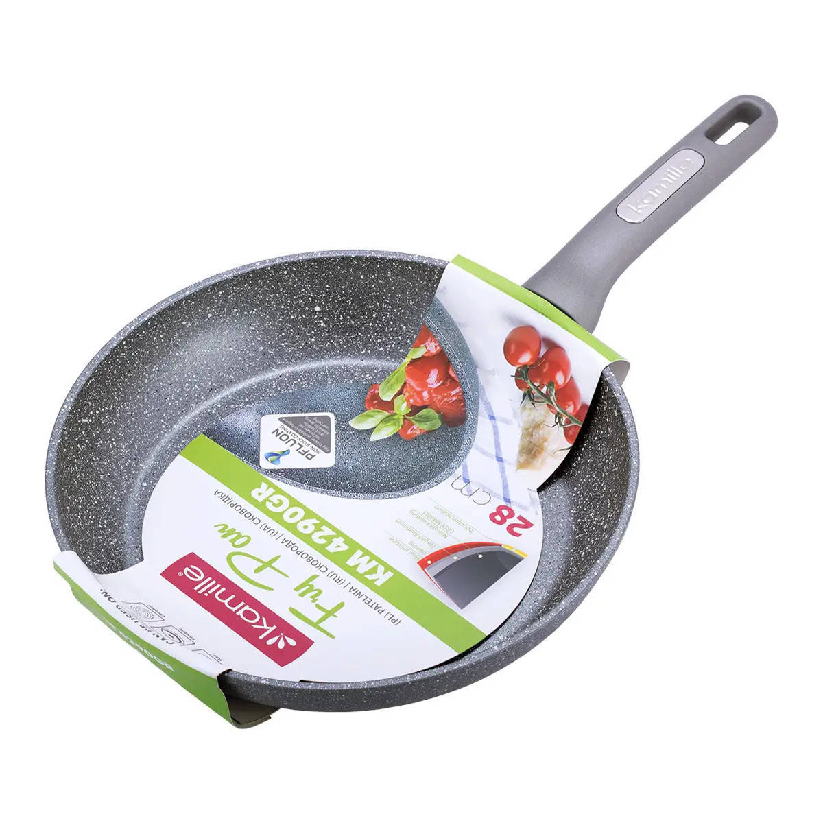 

Сковорода с гранитным покрытием 24 см Kamille KM-4287GR