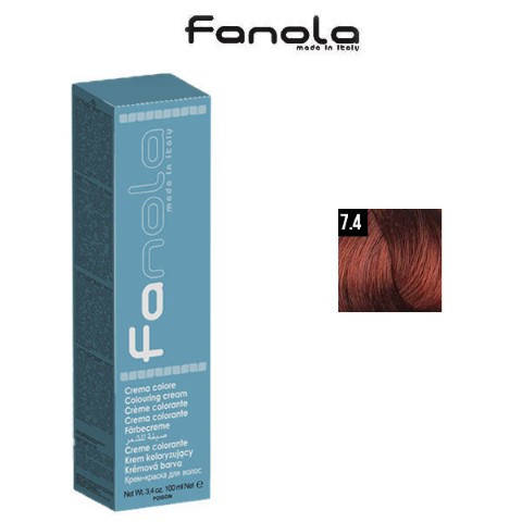 

Краска для волос Fanola № 7.4 Medium Copper Blonde