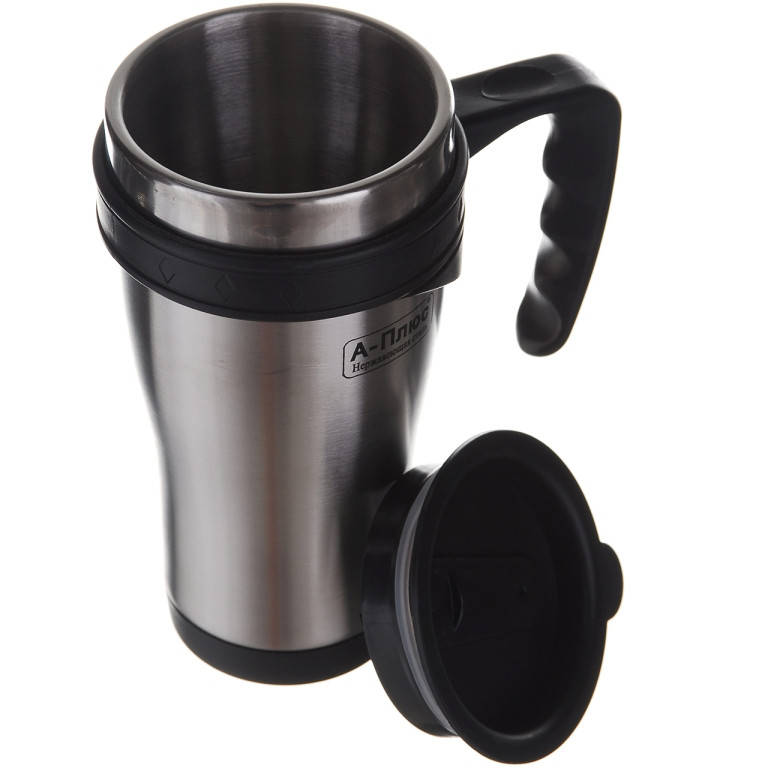 

Автокружка A-PLUS 350 мл (1623) Стальная