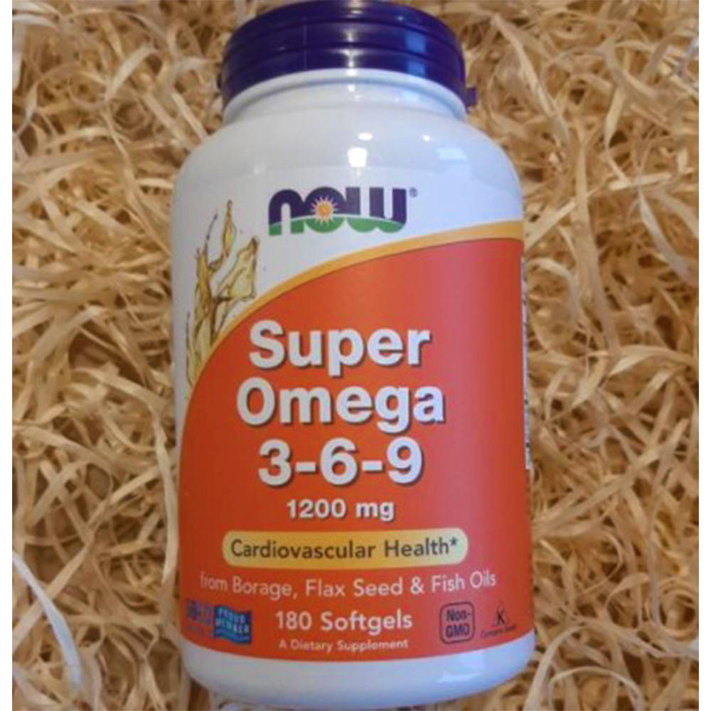 

Жирные кислоты Омега 3 NOW Super Omega 3-6-9 1200 mg 180 капс рыбий жир