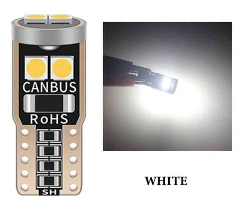 

T10 6-SMD 3030 LED W5W лампочка автомобильная - белый