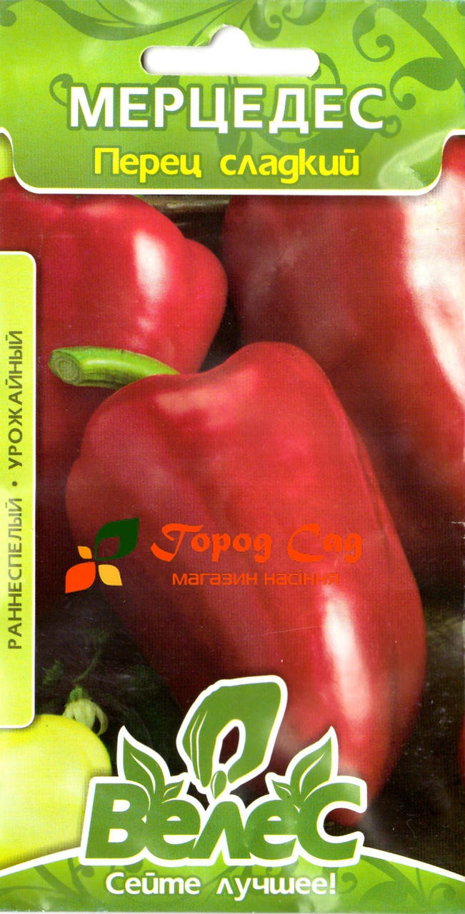 

Семена перца сладкого Мерцедес 0,3г ТМ ВЕЛЕС
