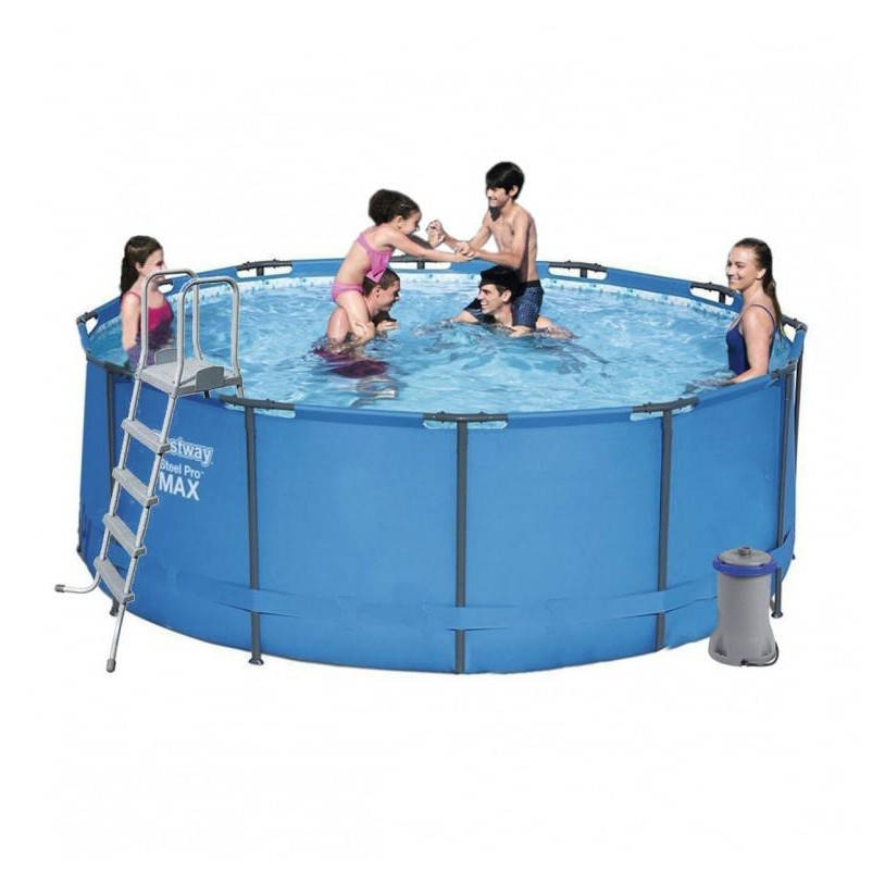 

Бассейн каркасный «Bestway» 15427 Steel Pro Max ™ (366-133 см, объем 11174 л)