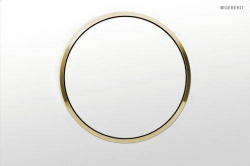 

Смывная клавиша Geberit Sigma10 старт/стоп, белый/позолота