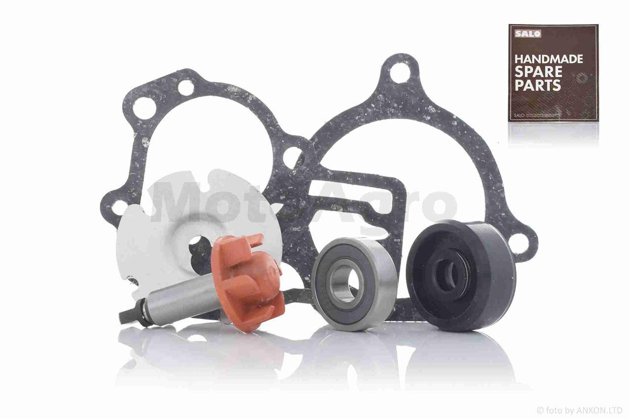 

Ремкомплект помпы SA36J VINO/GEAR/JOG 4T (оранжевая крыльчатка) полный, паронит "SALO"