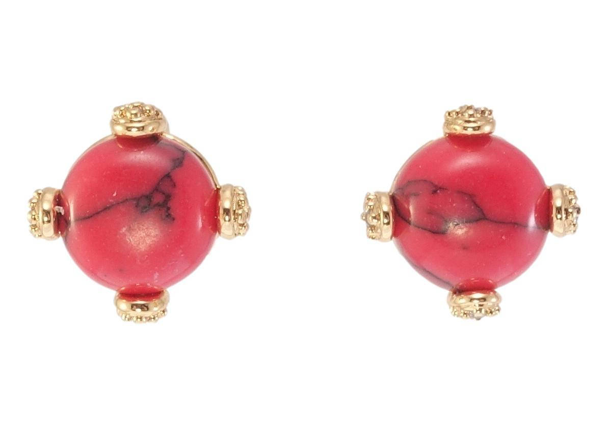 

Серьги Xuping Позолота 18K гвоздики (пусеты) "Красные камни в декоративной оправе" ø 8мм