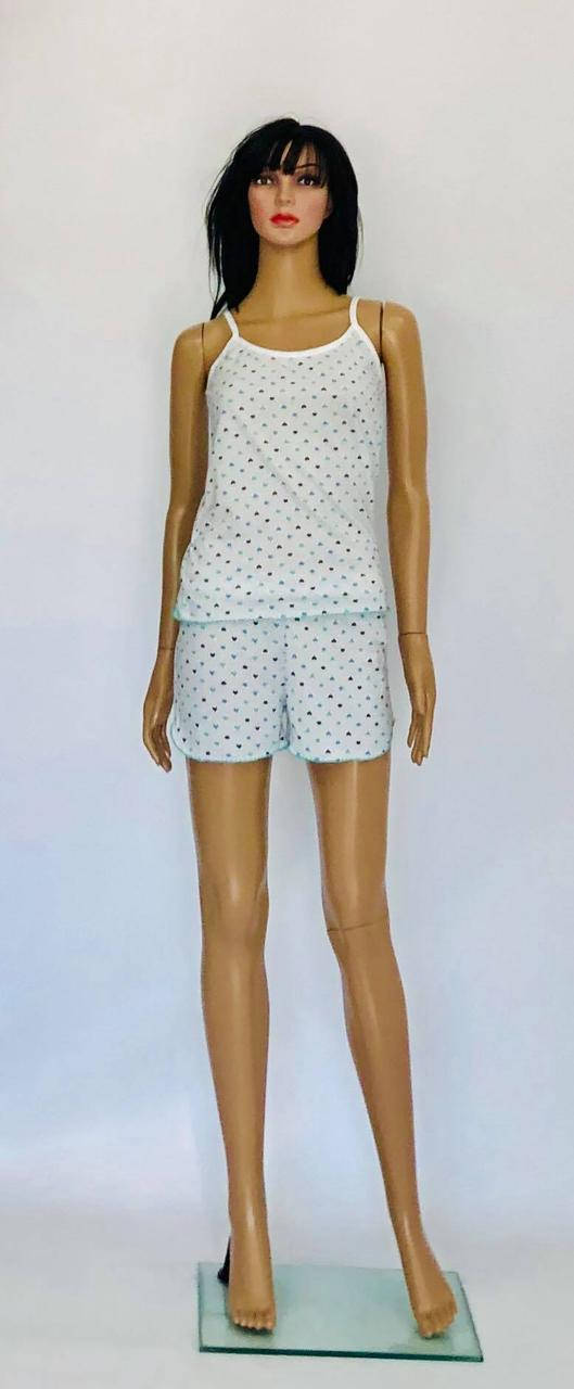 

Женский комплект для сна топ с шортами 48