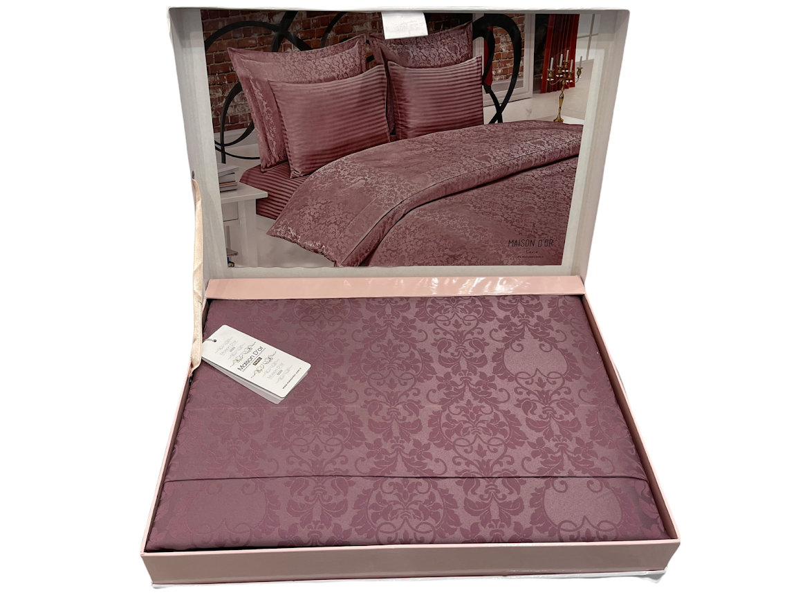 

Комплект постельного белья Maison D'or Pearl Linens Lilac бамбук 220-200 см фиолетовый
