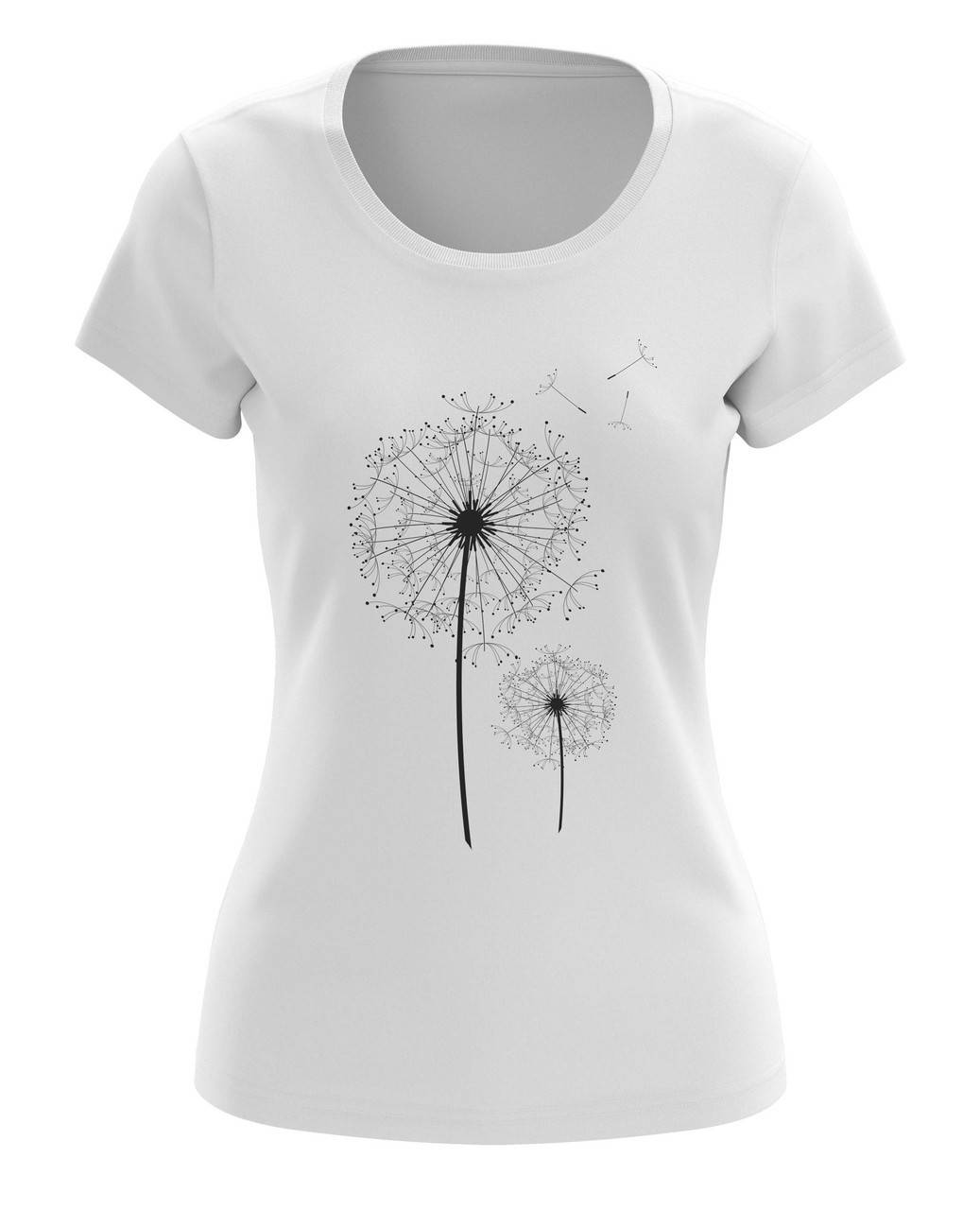 

Футболка женская с рисунком Одуванчик