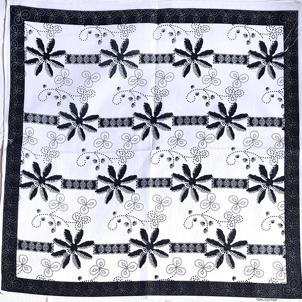 

Бандана хлопковая летний платок, Белый