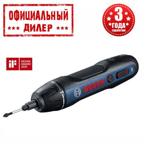 

Аккумуляторная отвертка Bosch GO 2
