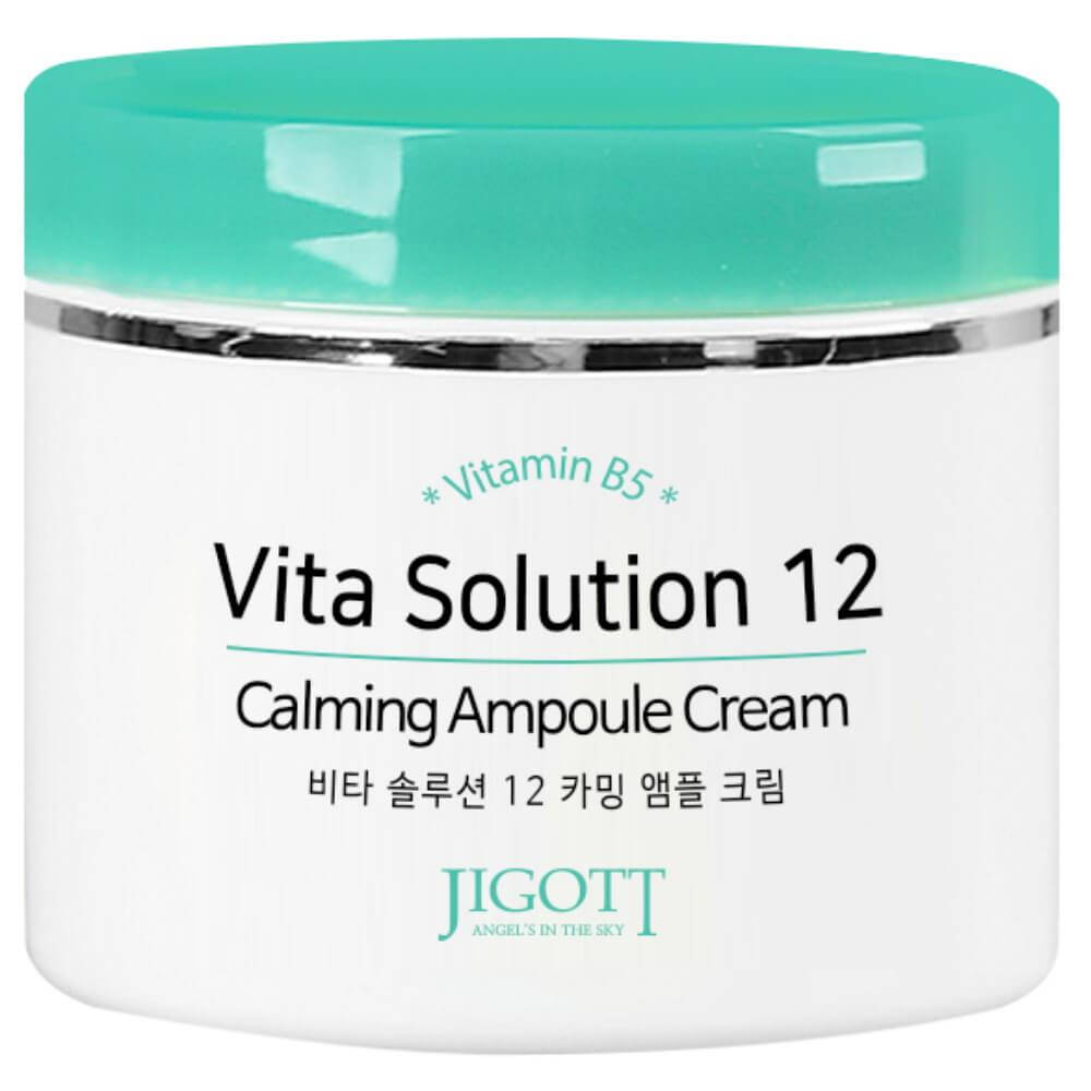 

Крем для лица успокаивающий Jigott Vita Solution 12 Calming Ampoule Cream 100 мл