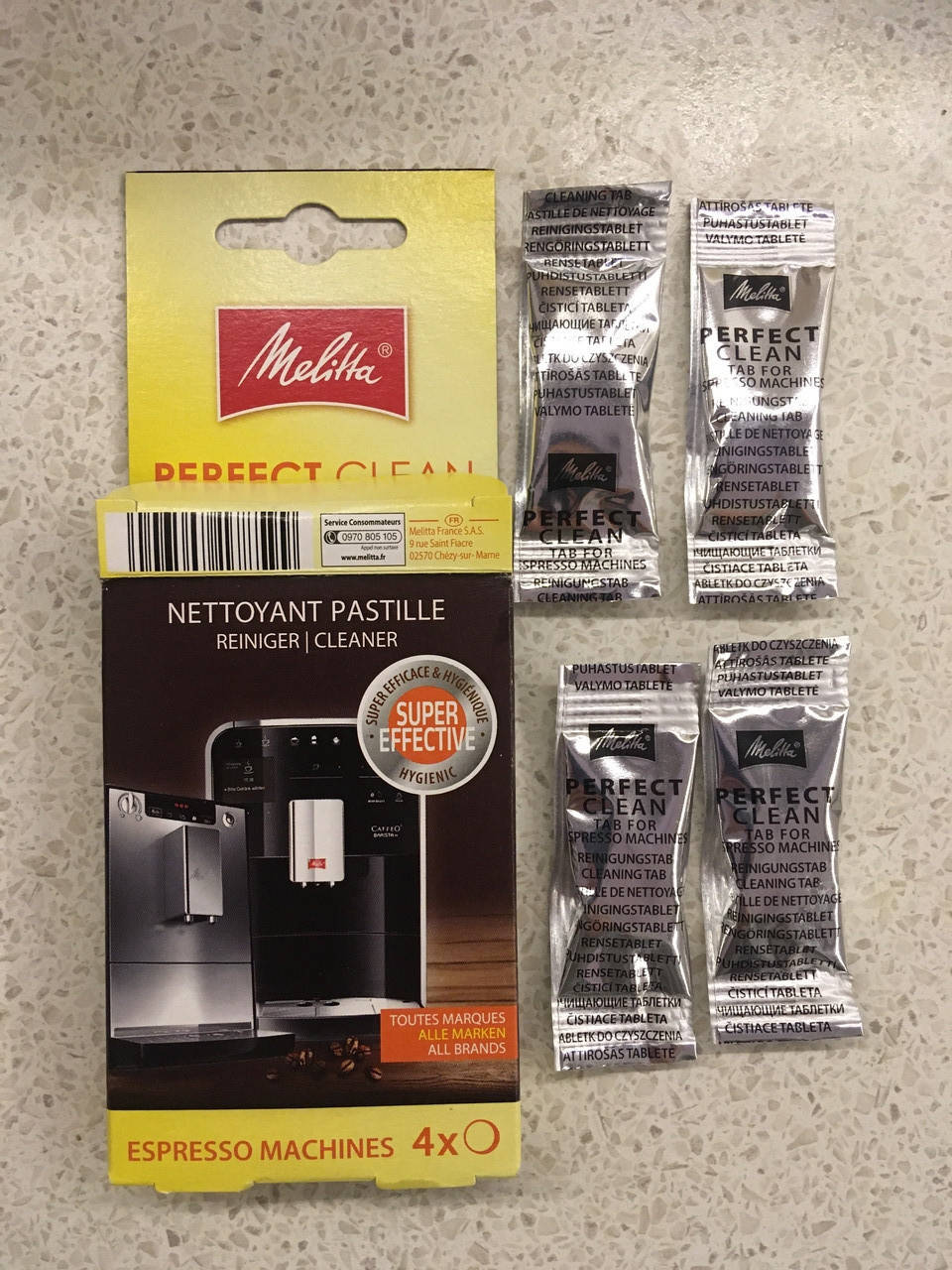 

Melitta Perfect Clean tabs таблетки очистки кавовой машины от кофейных смол
