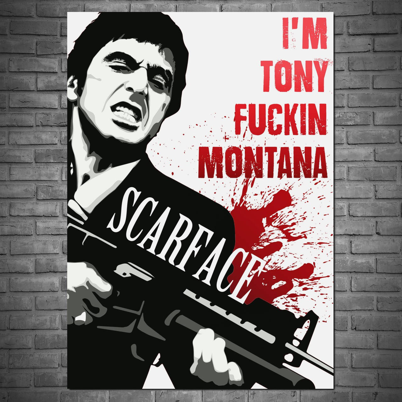 

Плакат "Лицо со шрамом, Scarface (1983)" (артикул 4118) 85, Матовая, 60
