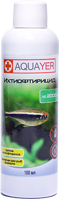 

AQUAYER, Іхтіофтіріцид, 100 мл на 2000 литров