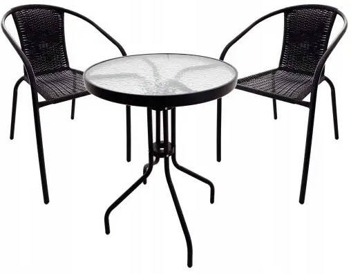 

Комплект меблів ротанговий набір Bistro Black-2
