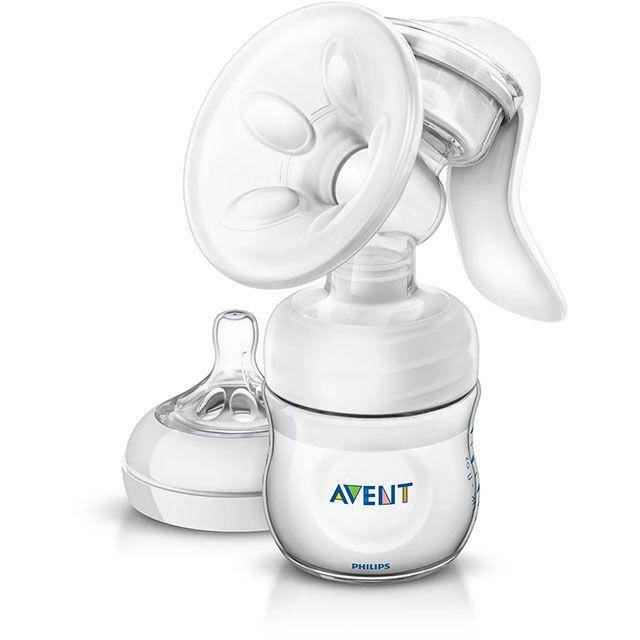 

Ручной молокоотсос с бутылочкой Avent SCF330/20