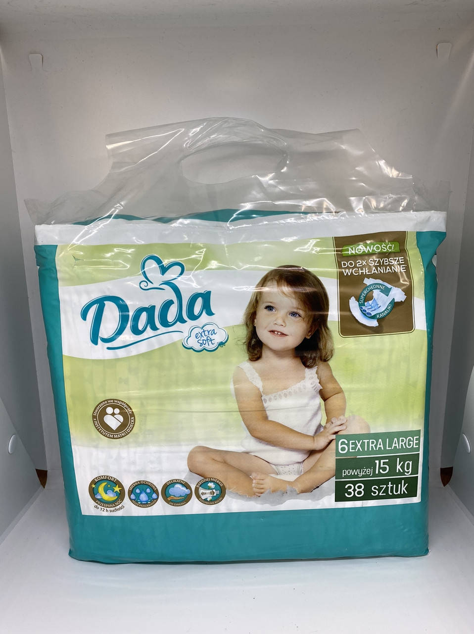

Підгузники Dada 6 Extra Soft 15+кг, Алый