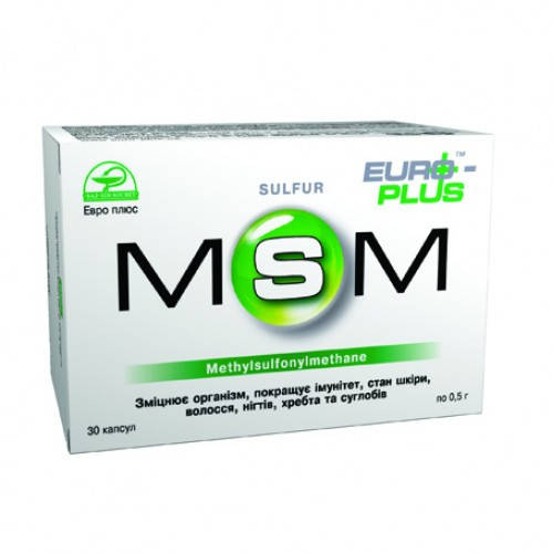 

MSM (метилсульфонилметан) капсулы №30
