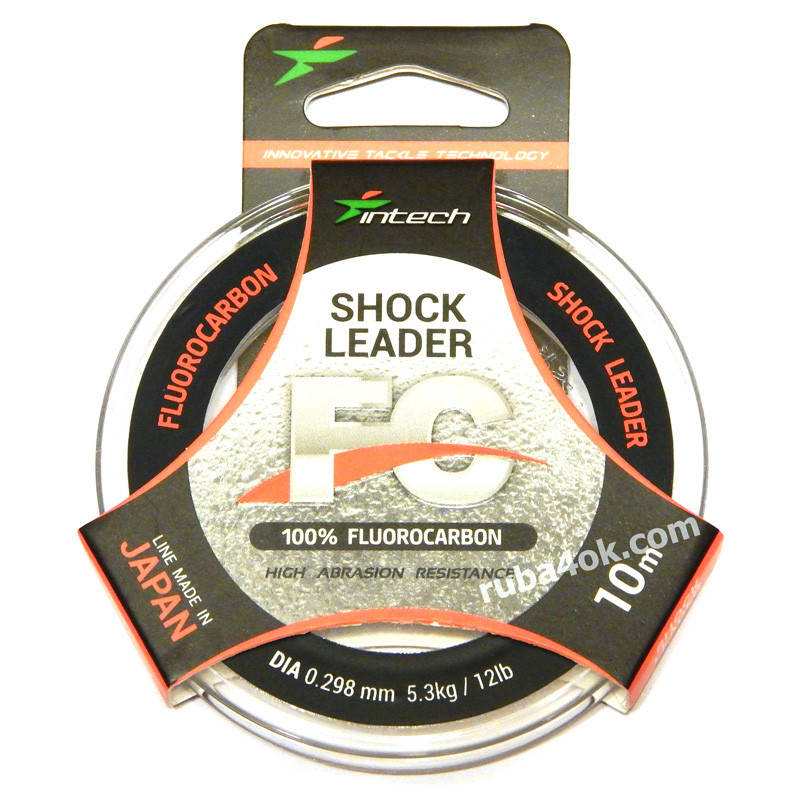 

Флюорокарбон Intech FC Shock Leader 0.298мм 10м (5.3kg / 12lb)