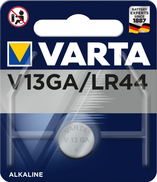 

Батарейка VARTA V 13GA/1bl Alkaline LR44 1,5v (1)