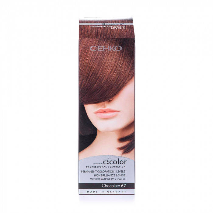

Стойкая крем-краска для волос C:EHKO C:COLOR Professional Coloration тон 67 Шоколад