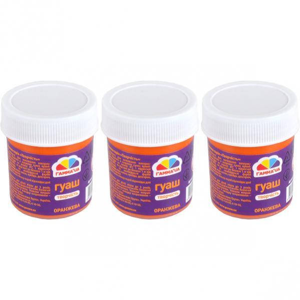 

Гуашь оранжевая 40 мл Творчество, Оранжевый