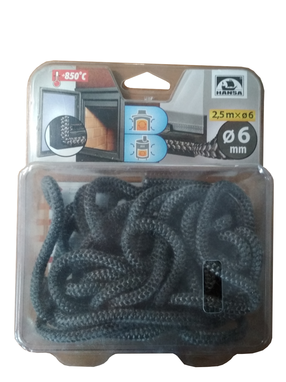 

Шнур из керамического волокна Hansa Ø 6 мм, длина 2,5 м