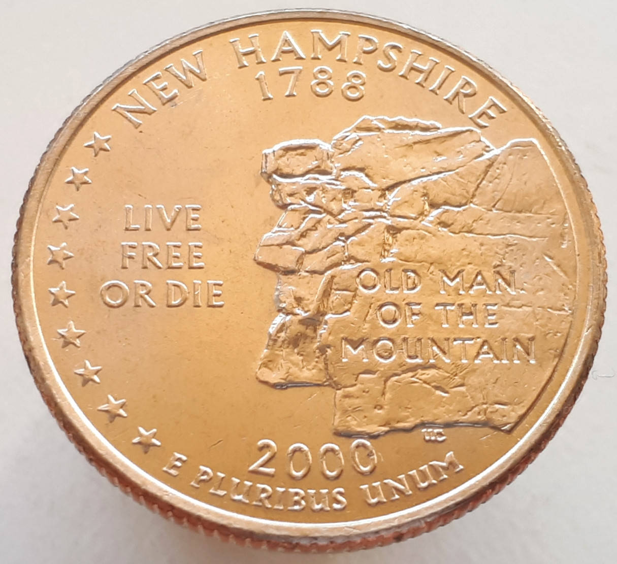 

США 25 центов 2000 Нью-Гэмпшир Р