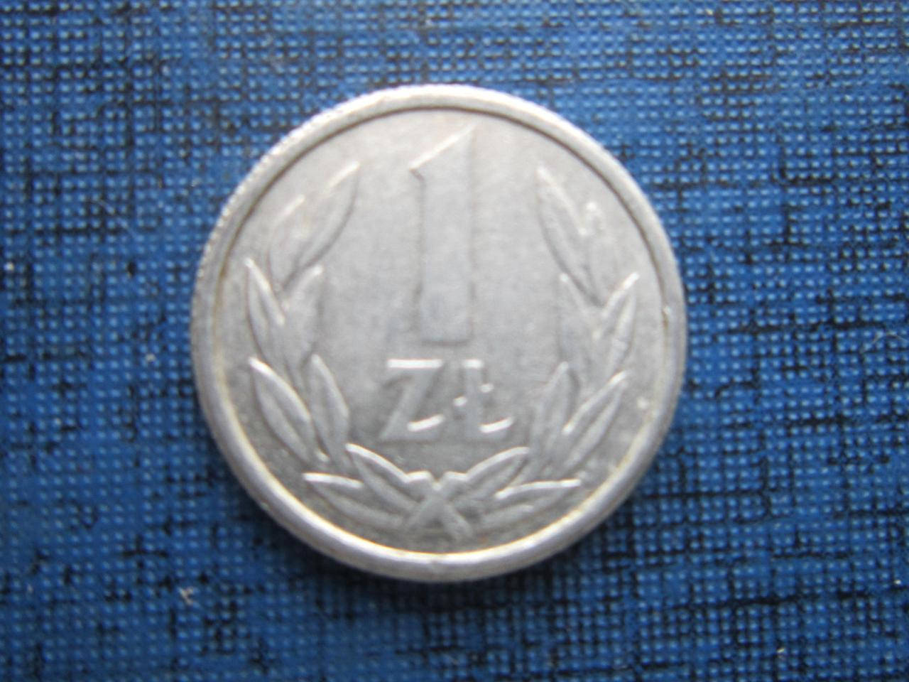 

Монета 1 злотый Польша 1990 алюминий маленькая