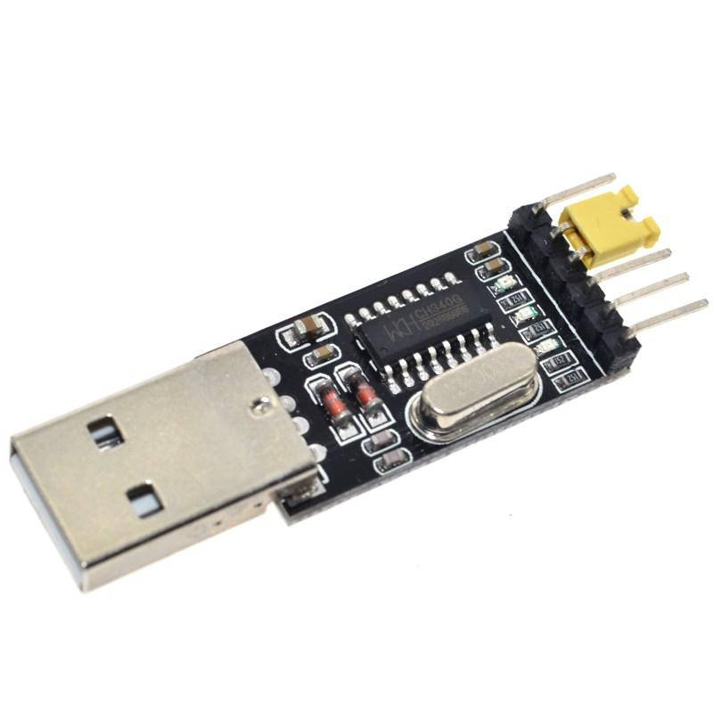 

USB - TTL конвертер CH340G 3.3/5В USB (UART RS232 TTL)
