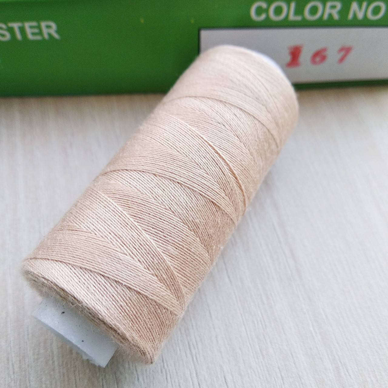 

Нитки Peri №40 котушка 400 ярд, бежева (167), Бежевый