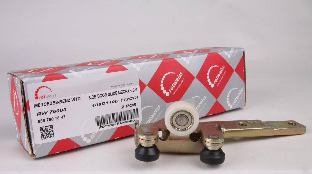 

Ролик двери боковой сдвижной (нижний) Mercedes Vito (W638) 96-03 (RW76003) ROTWEISS