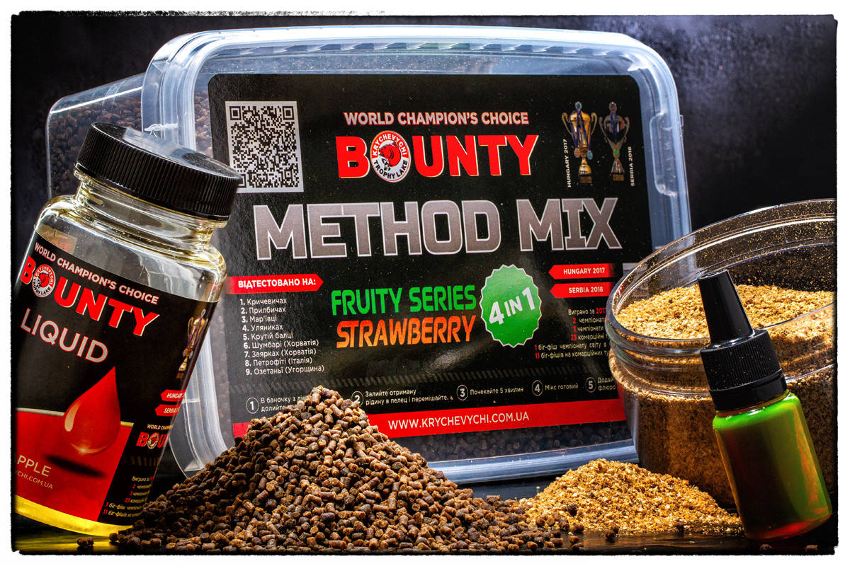 

Методный пеллетс BOUNTY METHOD MIX 4in1 STRAWBERRY