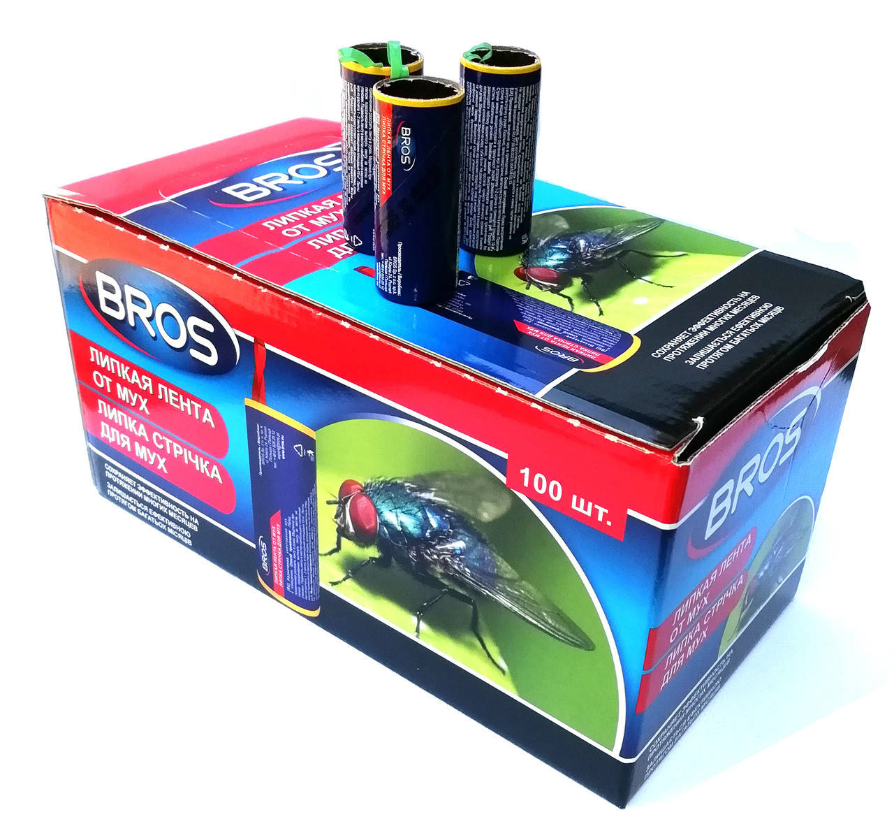 

Высокоэффективная липкая лента от мух Брос 100 шт./уп. BROS (Польша) 5904517074255