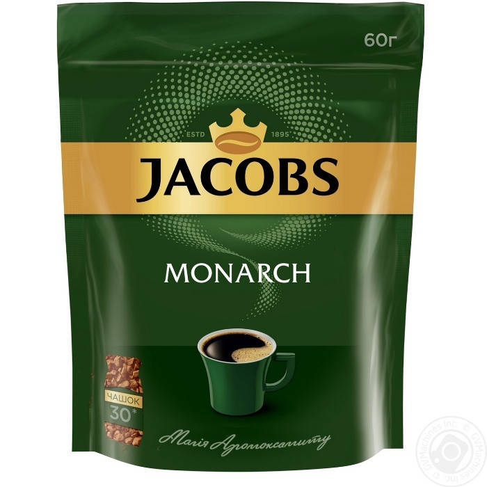 

Кофе Jacobs Monarch (Якобс Монарх) 60 грамм эконом пакет