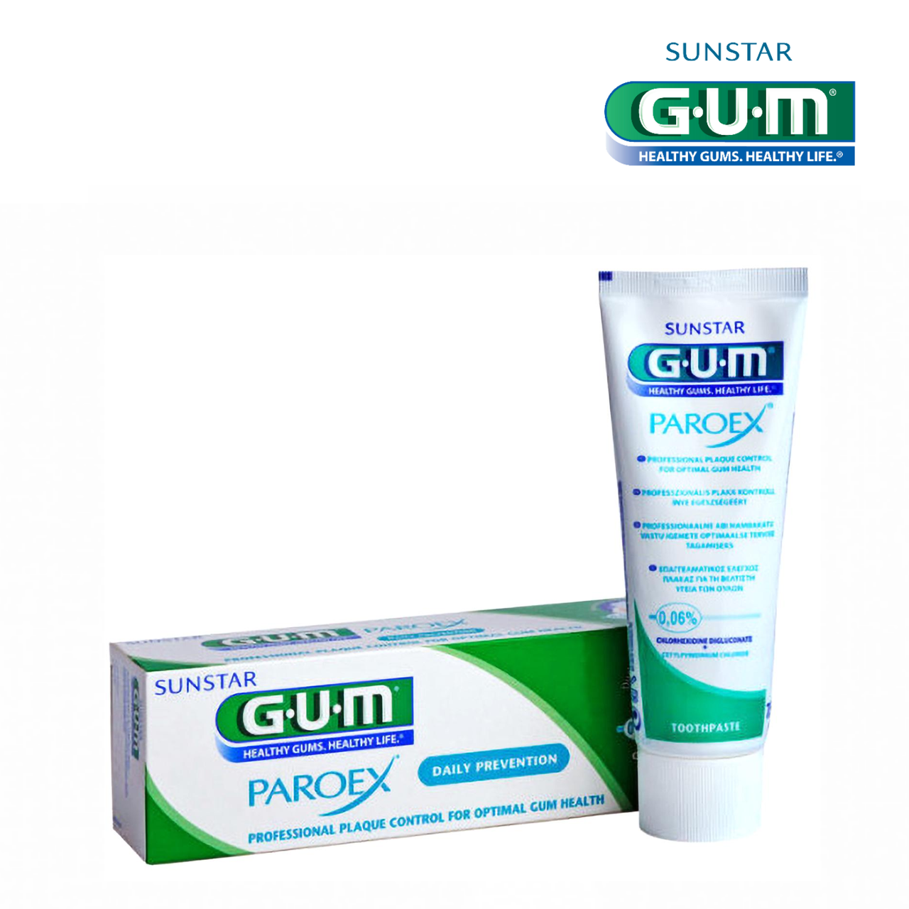 

Зубная паста GUM PAROEX 0.06% 75 мл