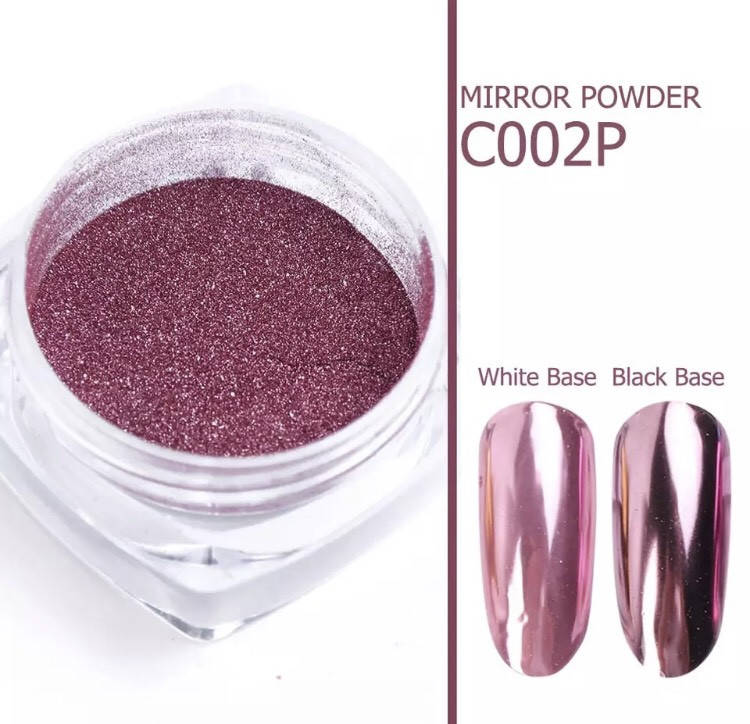 

Зеркальная втирка розовая Rose gold