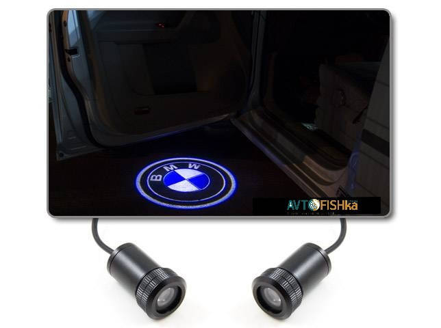 

Подсветка в дверь - логотип BMW