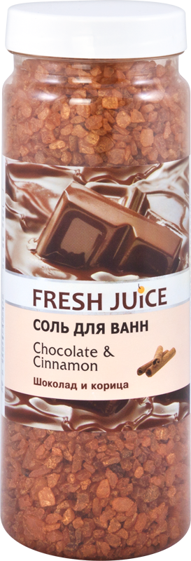 

Соль для ванн Chocolate&Cinnamon 700г Fresh Juice