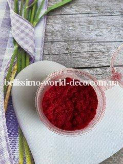 

Флок (ворсовой порошок), Темно-красный, 3 гр.