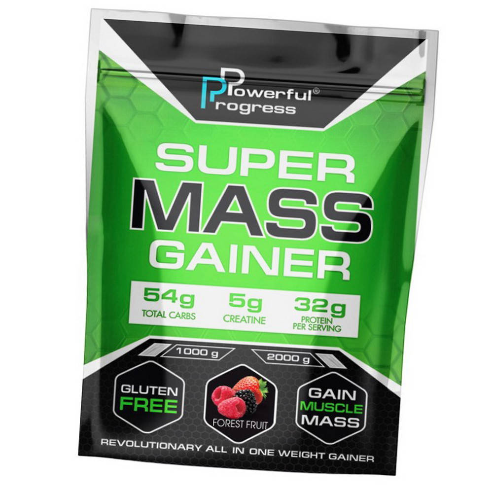 

Высокоуглеводный гейнер для набора массы Powerful Super Mass Gainer 2 кг
