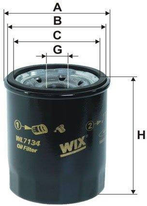 

Фильтр масляный WIX Filters WL7134 - FN OP575